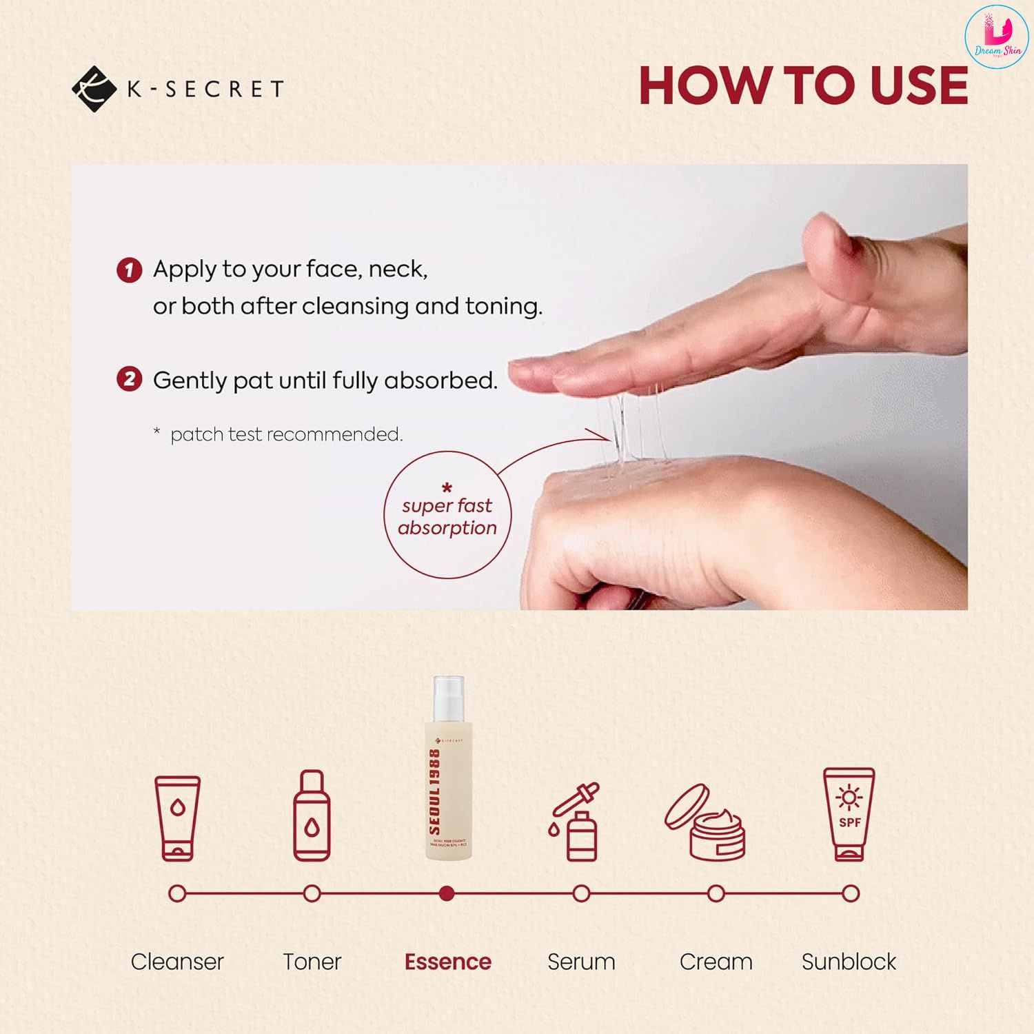 KSECRET SEOUL 1988 Essence : Snail Mucin 97% + Rice 100ml
